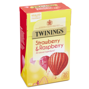 Twining Strawberry & Raspberry 40g